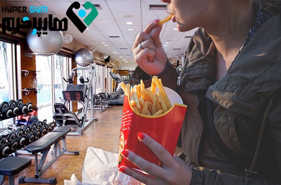 راه رفتن بر روی تردمیل بعد غذا